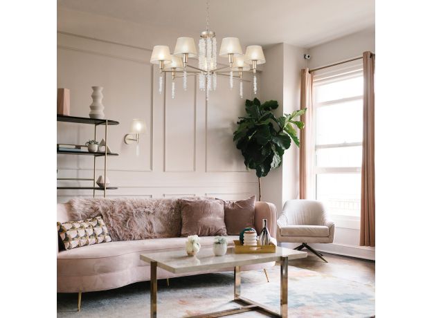 Подвесная люстра 60148/7 матовое золото