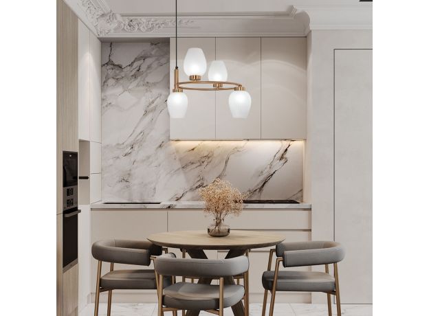 Подвесной светильник 30183/4 латунь