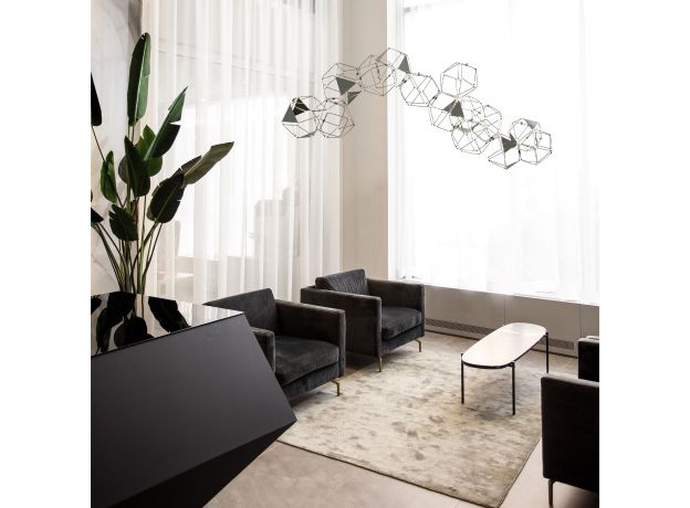 Подвесной светильник 90368/14 черный жемчуг