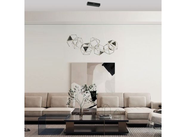 Подвесной светильник 90368/7 черный жемчуг