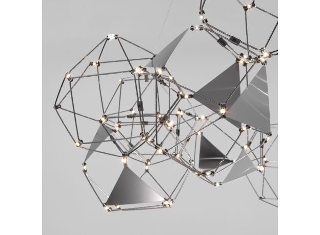 Подвесной светильник 90369/12 черный жемчуг