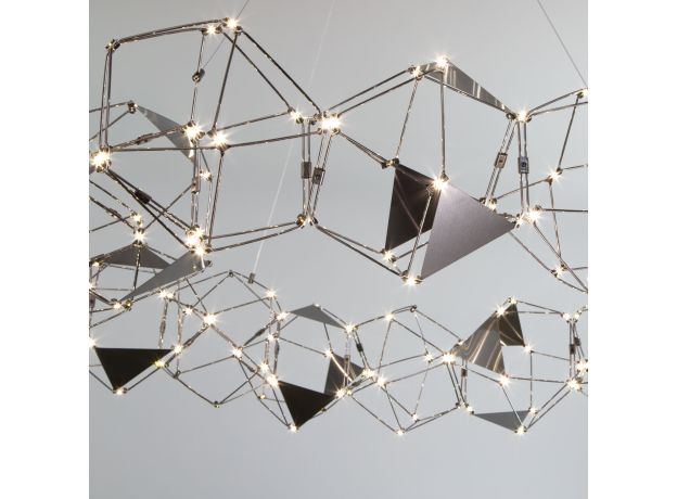 Подвесной светильник 90369/15 черный жемчуг