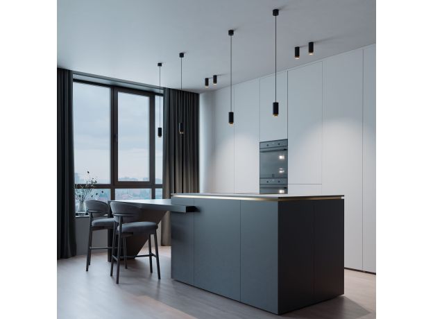 Подвесной светильник Nubis GU10 чёрный/золото 50122/1