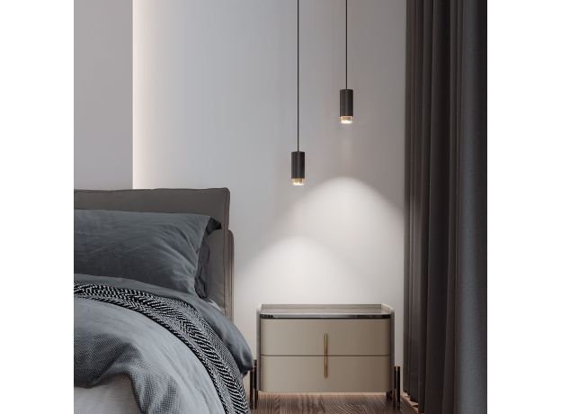 Подвесной светильник Nubis GU10 чёрный/золото 50122/1