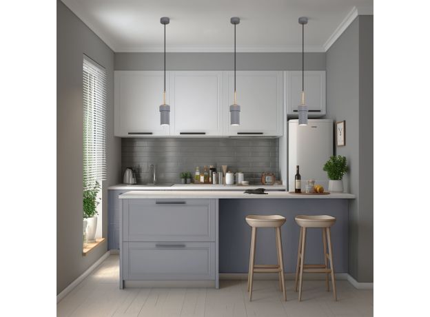 Подвесной светильник 50264/1 серый