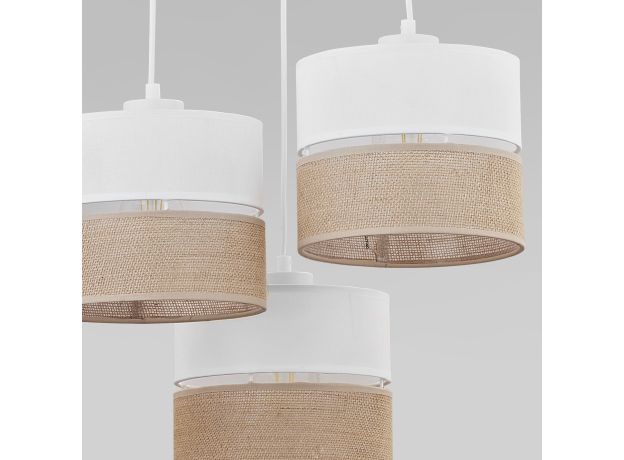 Подвесной светильник с тканевыми абажурами 6575 Linobianco