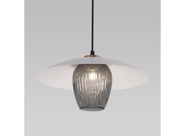 Подвесной светильник 50259/1 белый/дымчатый