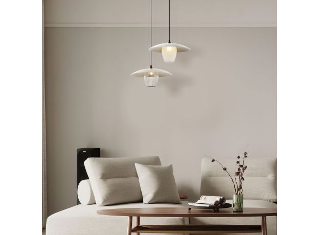 Подвесной светильник 50259/1 белый/прозрачный