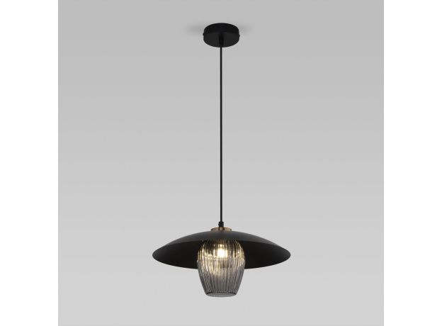 Подвесной светильник 50259/1 черный/дымчатый