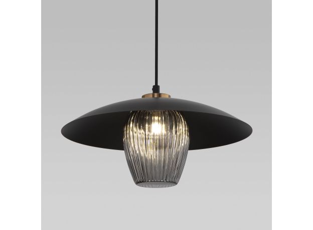Подвесной светильник 50259/1 черный/дымчатый