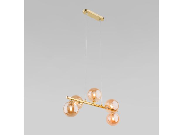 Подвесной светильник со стеклянными плафонами 4549 Estera Gold