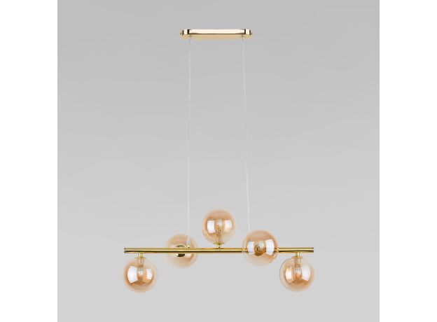 Подвесной светильник со стеклянными плафонами 4549 Estera Gold