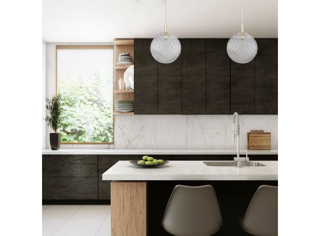 Подвесной светильник со стеклянными плафонами 4609 Cadix Gold