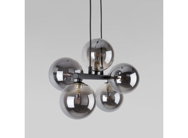 Подвесной светильник со стеклянными плафонами 6707 Estera Black