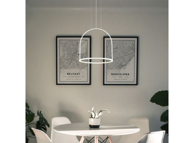 Подвесной светильник 90322/1 белый