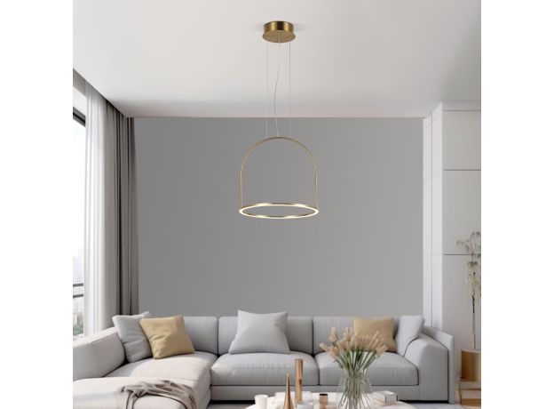 Подвесной светильник 90322/1 латунь