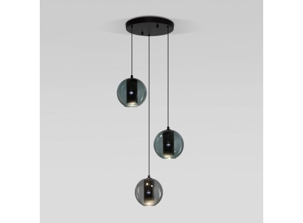 Подвесной светильник 50258/3 LED дымчатый/бирюзовый