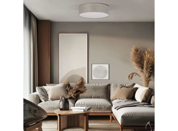 Потолочный светильник с тканевым абажуром 5637 Rondo Linen