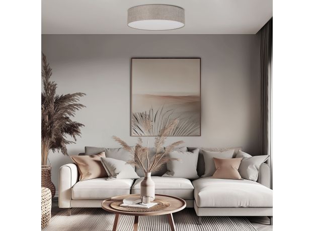 Потолочный светильник с тканевым абажуром 5638 Rondo Linen