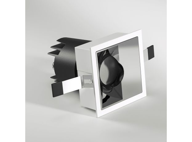 Точечный светодиодный светильник 10W 3000K белый/хром 25091/LED