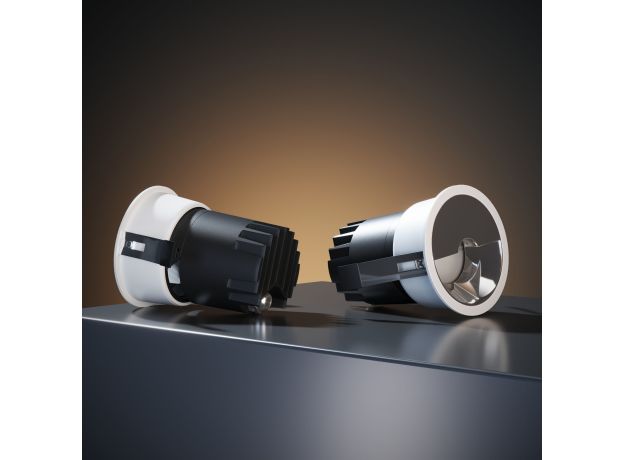 Точечный светодиодный светильник 10W 4000K белый/хром 25090/LED