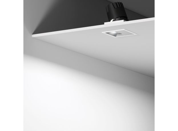 Точечный светодиодный светильник 10W 4000K белый/хром 25091/LED