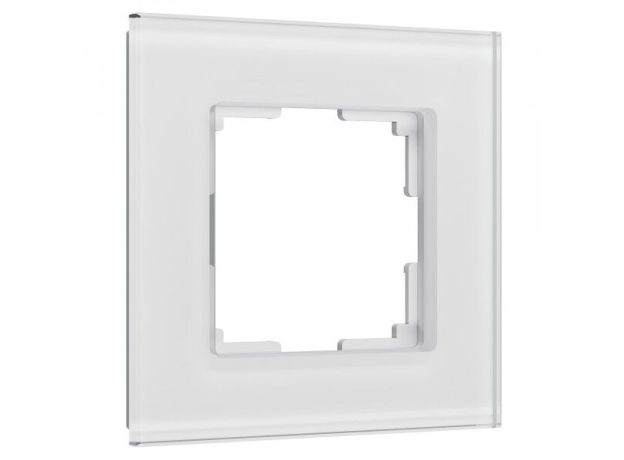 Рамка из стекла на 1 пост Senso белый soft-touch W0013101