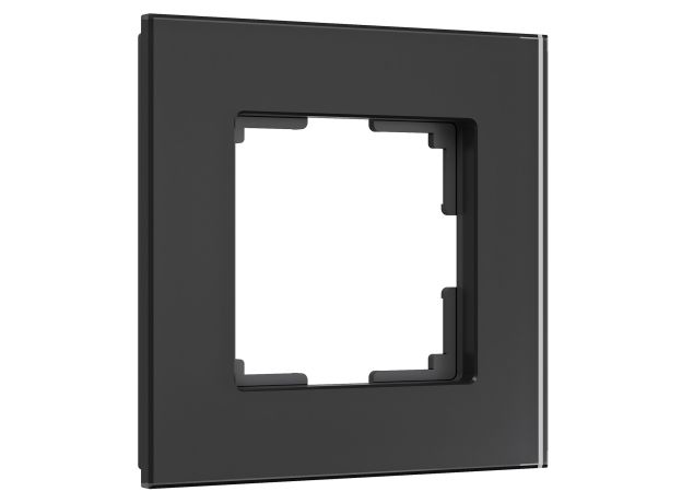 Рамка из стекла на 1 пост Senso черный soft-touch W0013108