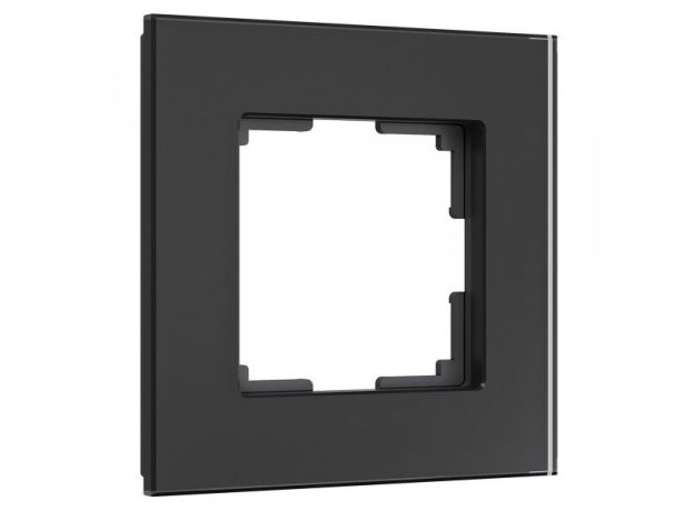 Рамка из стекла на 1 пост Senso черный soft-touch W0013108