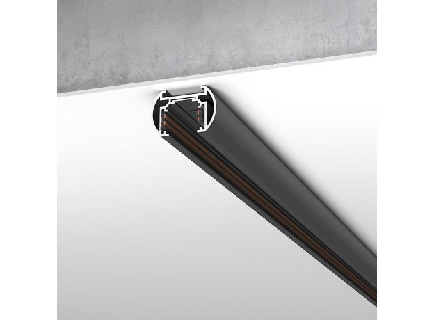 Шинопровод накладной черный 2 м Slim Magnetic 85133/00
