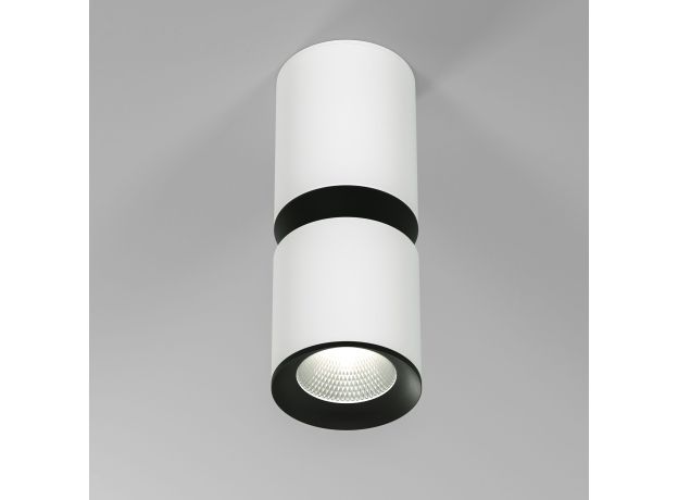 Светильник потолочный светодиодный 12W 4000К белый/чёрный 25048/LED