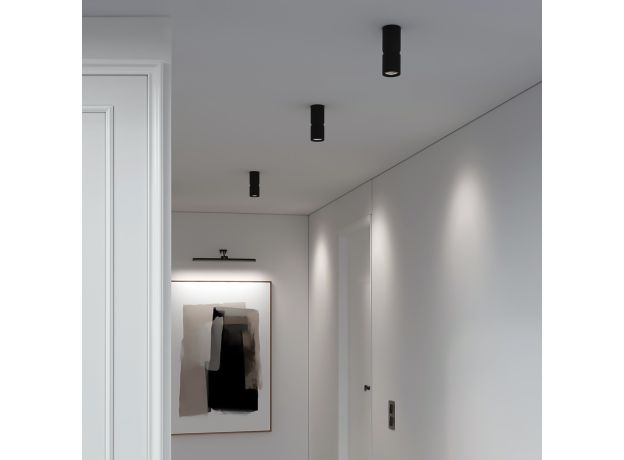 Светильник потолочный светодиодный 12W 4000К чёрный 25048/LED