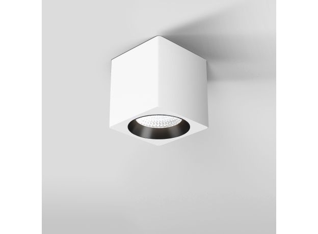 Светильник потолочный светодиодный 9W 4000К Matrix белый/черный 25051/LED