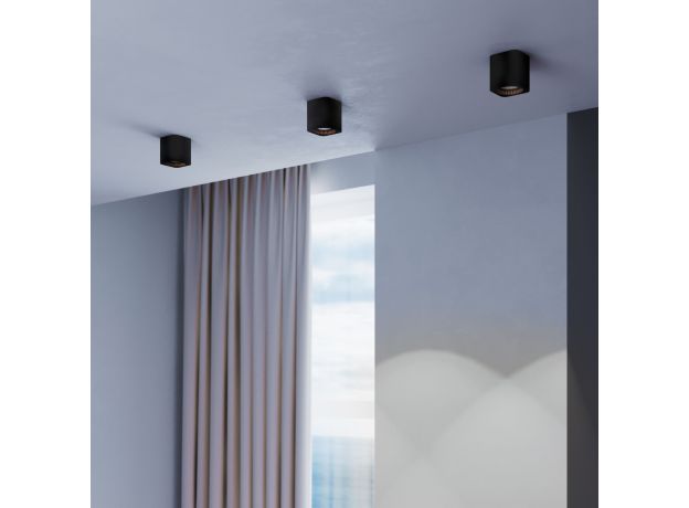 Светильник потолочный светодиодный Matrix 9W 4000К черный 25051/LED