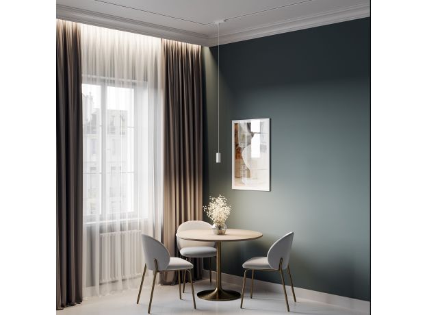 Трековый светильник для однофазного шинопровода Amend белый 12W 4000K 85113/01