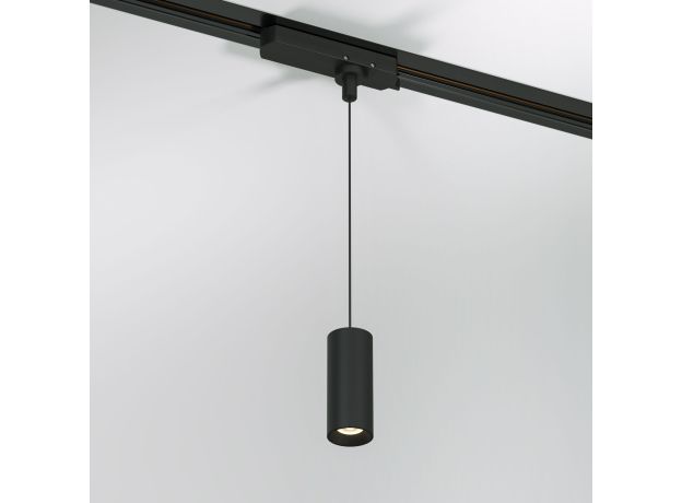 Трековый светильник для однофазного шинопровода Amend черный 12W 4000K 85113/01