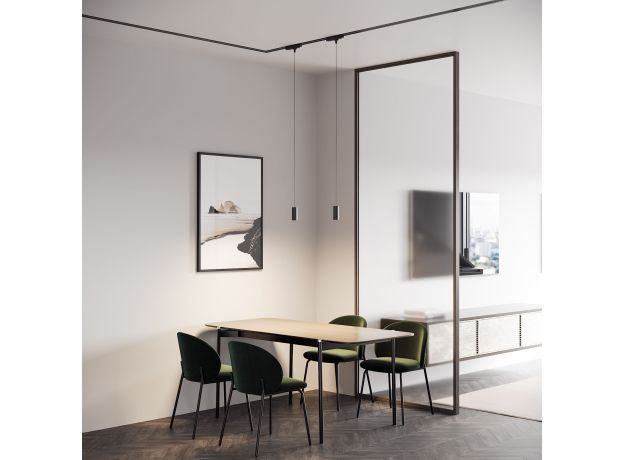 Трековый светильник для однофазного шинопровода Amend черный 12W 4000K 85113/01