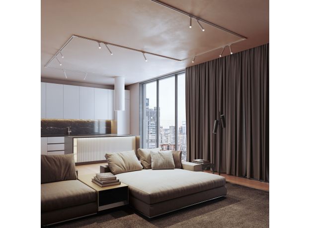 Трековый светодиодный светильник Pika 6W 4000K однофазный (белый) 85111/01