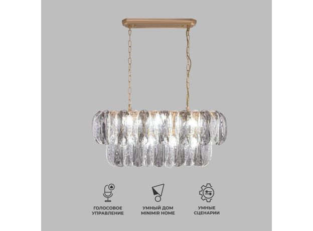 Умный подвесной светильник с хрусталем 365/10
