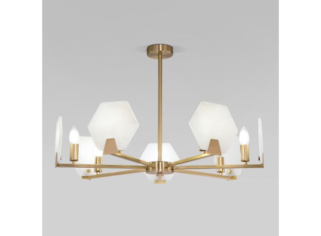 Умный потолочный светильник 60158/7 латунь