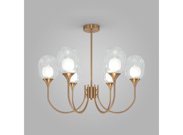 Умный потолочный светильник 70217/6 латунь