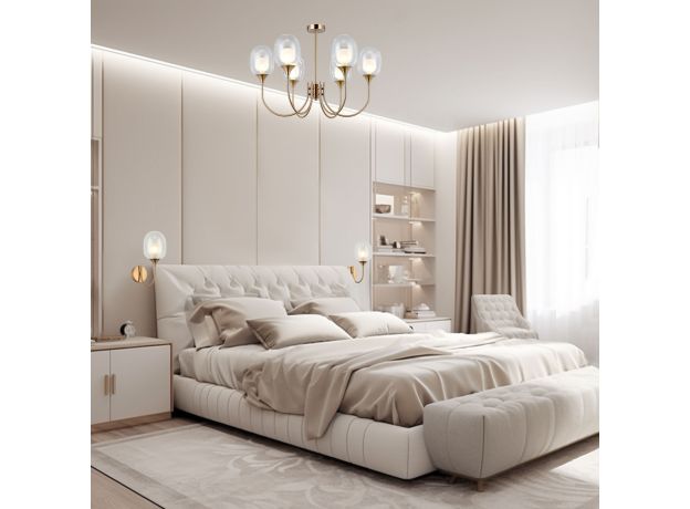 Умный потолочный светильник 70217/6 латунь