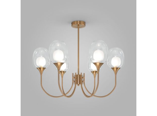 Умный потолочный светильник 70217/6 латунь