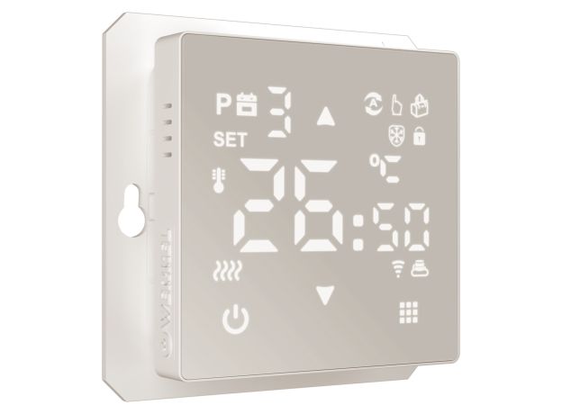 Умный сенсорный терморегулятор  для теплого пола дымчатый W1151217