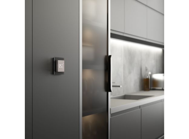 Умный сенсорный терморегулятор  для теплого пола дымчатый W1151217