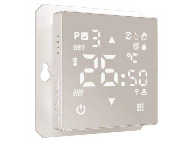 Умный сенсорный терморегулятор  для теплого пола дымчатый W1151217