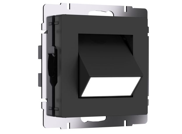 Поворотная встраиваемая LED подсветка Turn (черный матовый) W1154708