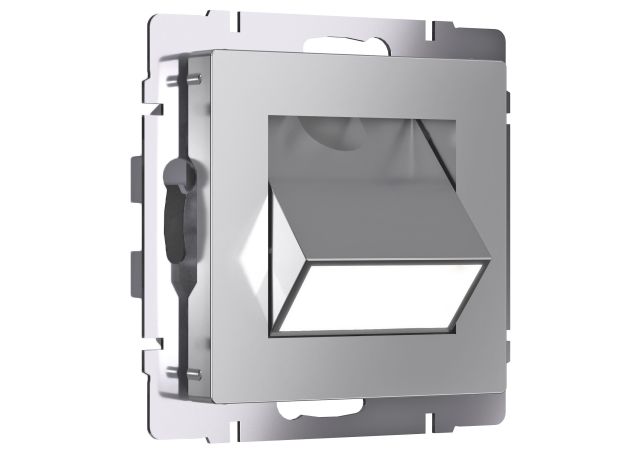 Поворотная встраиваемая LED подсветка Turn (серебряный) W1154706