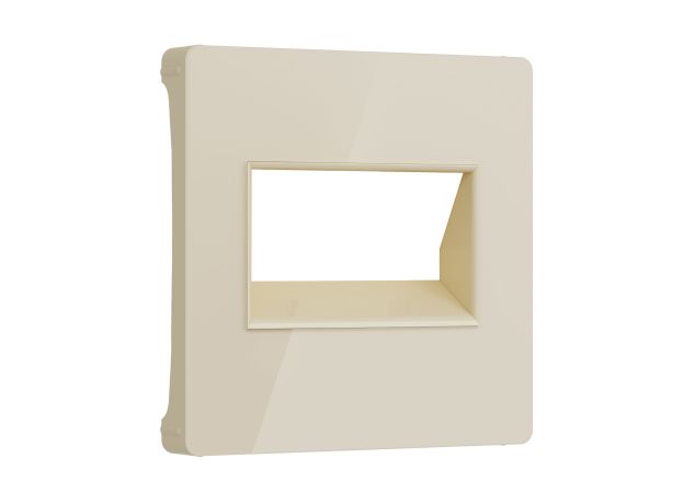 Накладка для двойной розетки Еthernet RJ-45 (айвори акрил) W1191143