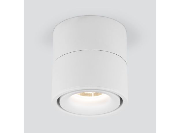 Накладной поворотный светодиодный светильник 15W 3000K белый матовый DLR031